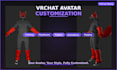 customize your vrchat avatar with clothing, animations, rigging, and physbones