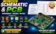 design schematic and pcb in altium ,eagle ,pads and diptrace