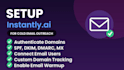 setup instantly ai cold email account in 24 hours