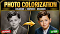 professional photo colorization and enhancement