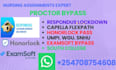 do respondus lockdown, honorlock, proctor u, yuja verity, examplify, wgu, umpi