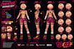 create custom 2d 3d vtuber model, vrchat avatar, vroid vrm live2d rigging setup