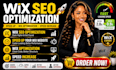 do wix SEO optimization, speed up, wix optimization, speed increase, wix funnel