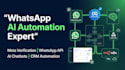 meta business verification whatsapp api ai chatbot n8n crm automation webhooks
