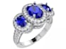 design princess solitaire ring, signet ring, moissanite ring, pave sapphire ring