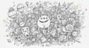 create doodle art illustrations for anything