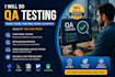 quality assurance, automation testing playwright, qa manual testing