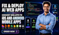 fix deploy lovable web app replit base44 ios android app vercel github supabase