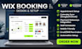 set up wix booking and appointment management scheduling system