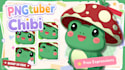design png tuber model for streaming in chibi vtuber style