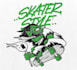 design custom skeleton skate character logo