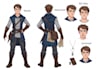 do a 2d character design and concept art