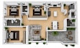 create realistic 3d floor plan rendering from 2d drawing