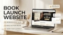 design wix book launch website wix author wix writer website