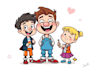 draw cartoon illustrations for you