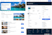 create a responsive travel booking web application