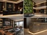 create interior design 3d rendering  3d visualization for reception office