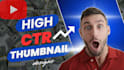 design  youtube thumbnails for high CTR and more views