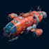 create sci fi spaceship art and futuristic illustrations