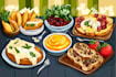 draw food and drink vector illustrations from photo