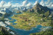 create a fantasy map for you