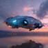 design spaceship, sci fi illustration and sci fi art