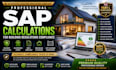 provide sap calculations, sap assessment, part l building regulations UK