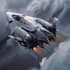create sci fi spaceship art and futuristic illustrations