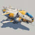 draw high quality spaceship concept
