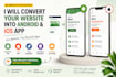 convert your responsive website into android and ios app