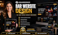 design squarespace bar website drink menu website nightlife website