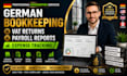 handle german bookkeeping vat returns payroll reports expense tracking