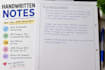 convert PDF and text into neat handwritten notes