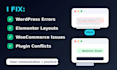 fix wordpress, elementor, woocommerce errors