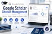 manage and update your google scholar citations