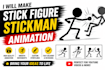 make stick figure and stickman animation