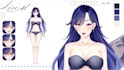 draw and rig live2d vtuber model, v tuber rigging, 2d vtuber model, anime vtuber