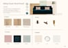 create a virtual interior styling moodboard and product list