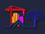 create a modern real estate logo design