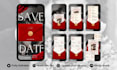 create a beautiful animated wedding invitation video