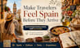 create authentic spanish travel and gastronomy content