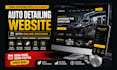 build auto detailing, car wash, car detailing website with online booking