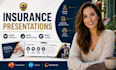 insurance sales presentation design, broker powerpoint, proposal presentation