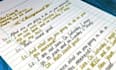 do professional handwritten assignments and notes