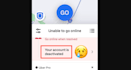 reactivate uber driver, uber eat, walmart spark driver deactivated