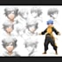 create a custom anime character sheet and turnaround illustration