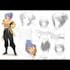 design an anime reference sheet for your original character