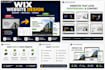 design a professional wix website redesign and airtable integration