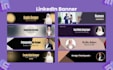 design linkedin post graphics, carousel and banner