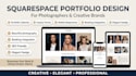 design squarespace portfolio website for photographers and creatives